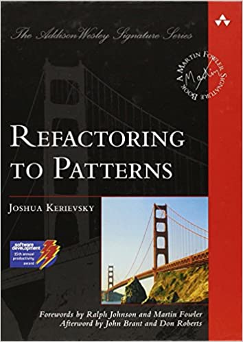 Refactoring to Patterns